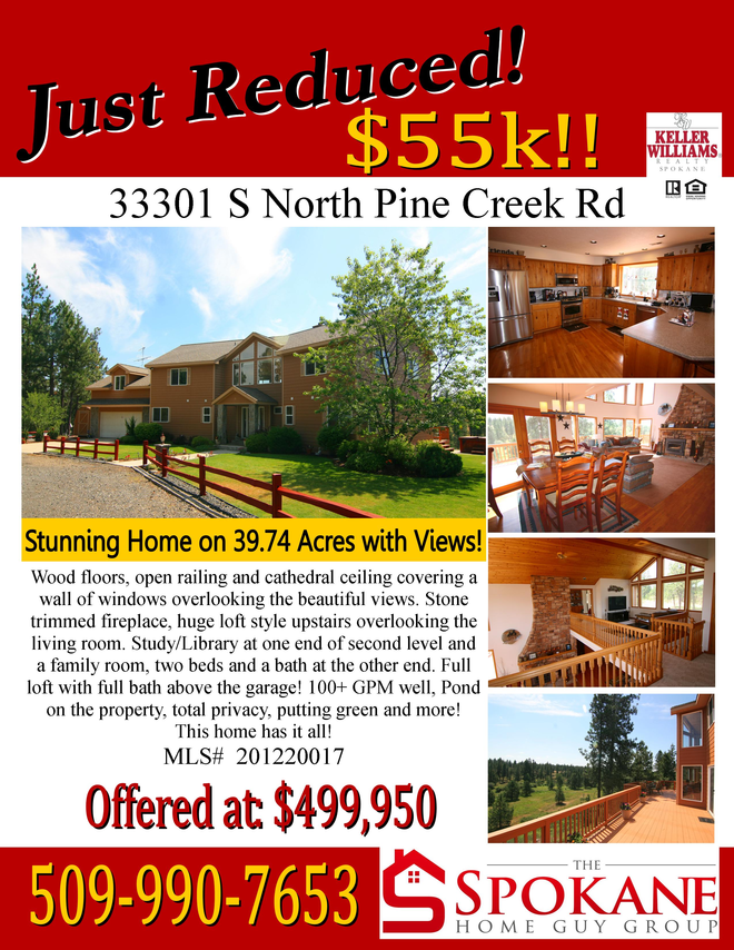photo 1 of 33301 S North Pine Creek Rd, Spangle, WA 99031