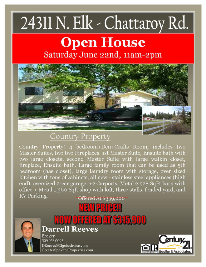photo 1 of 24311 N Elk Chattaroy Rd, Chattaroy, WA 99003