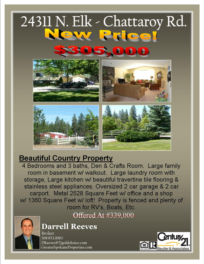 photo 1 of 24311 N Elk Chattaroy Rd, Chattaroy, WA 99003