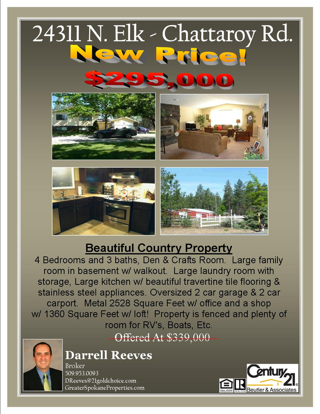 photo 1 of 24311 N Elk Chattaroy Rd, Chattaroy, WA 99003