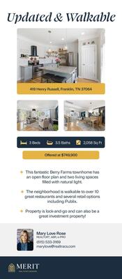 photo 1 of 419 Henry Russell St, Franklin, TN 37064