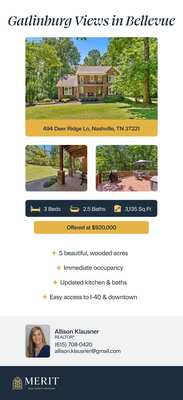 photo 1 of 494 Deer Ridge Ln, Nashville, TN 37221