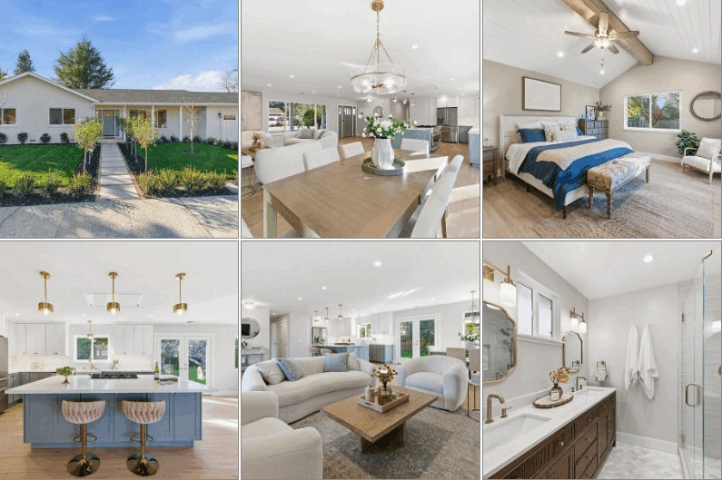 slideshow of listing photos