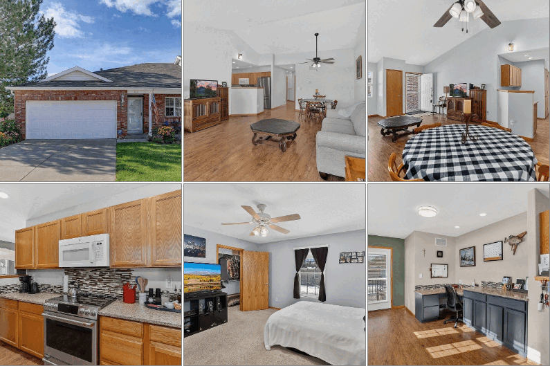 slideshow of listing photos