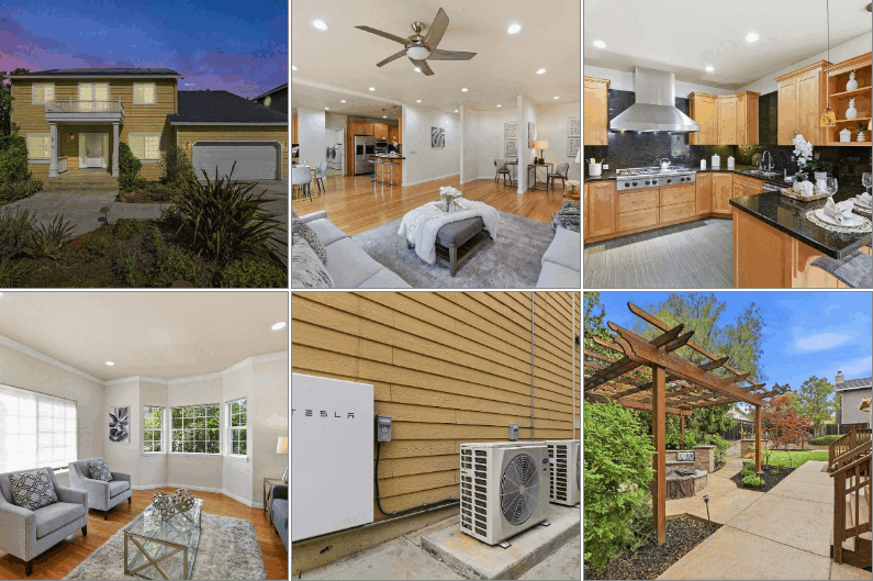 slideshow of listing photos