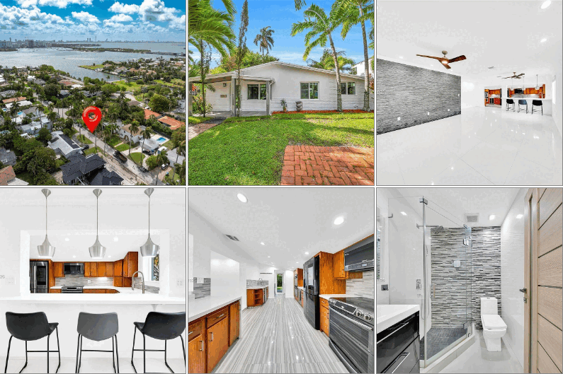 slideshow of listing photos