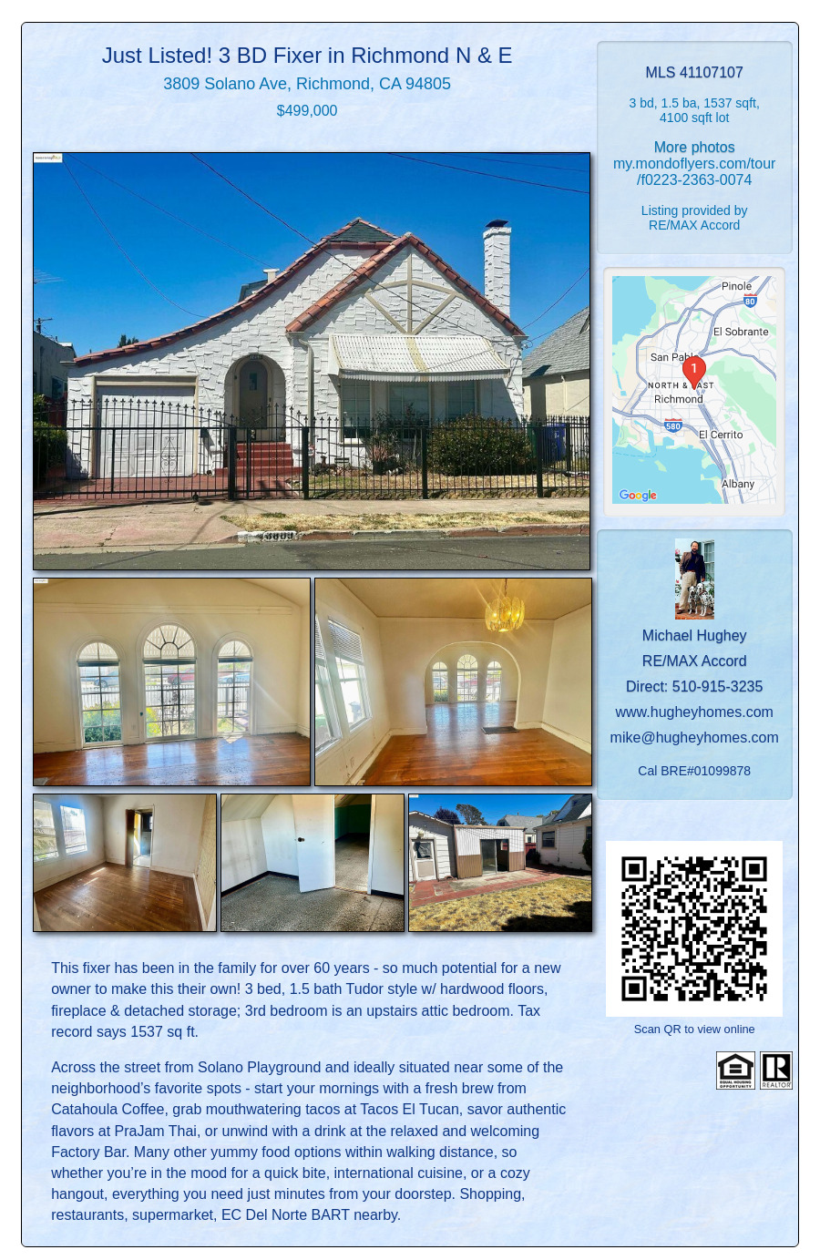 3809 Solano Ave, Richmond, CA 94805