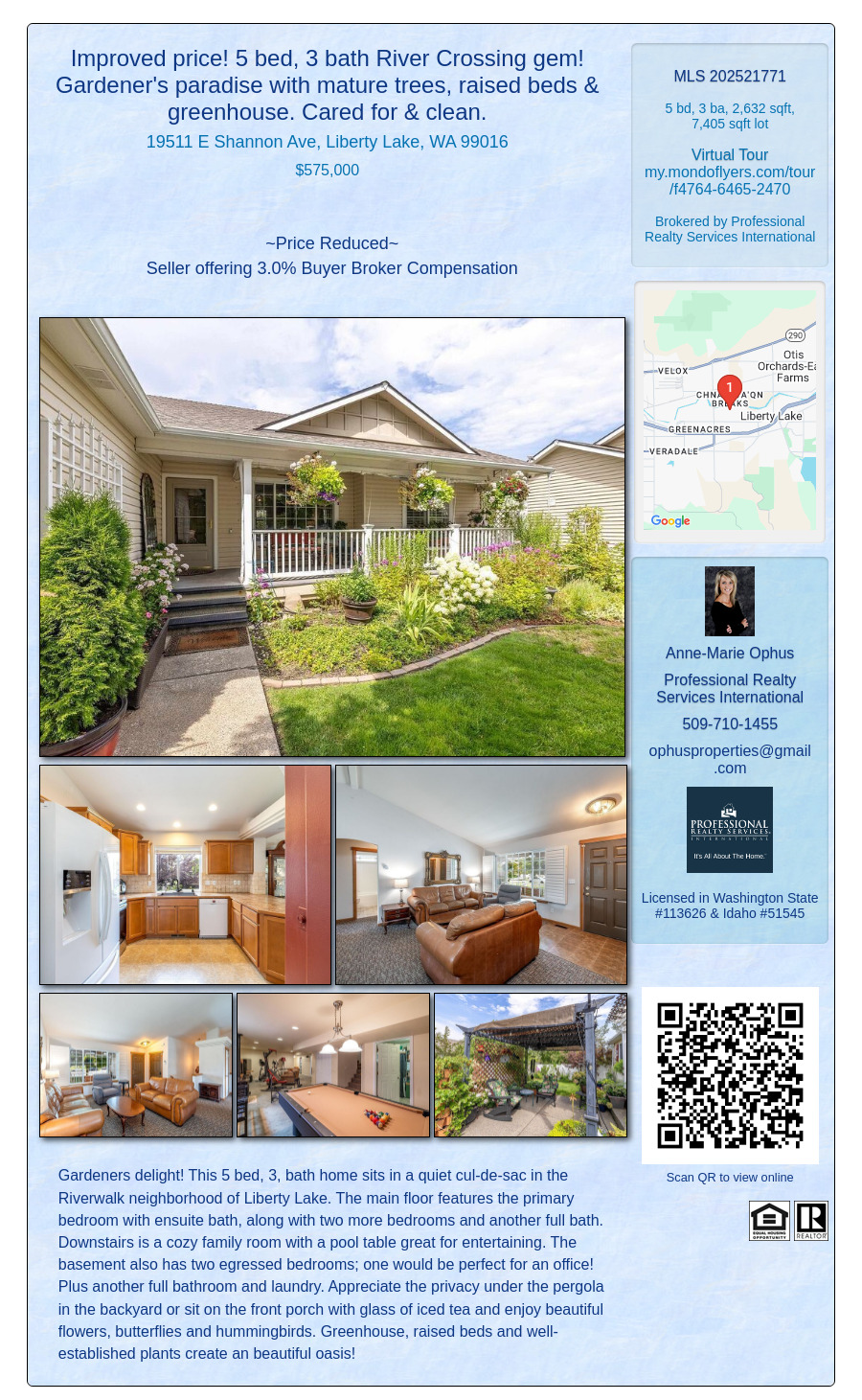 19511 E Shannon Ave, Liberty Lake, WA 99016