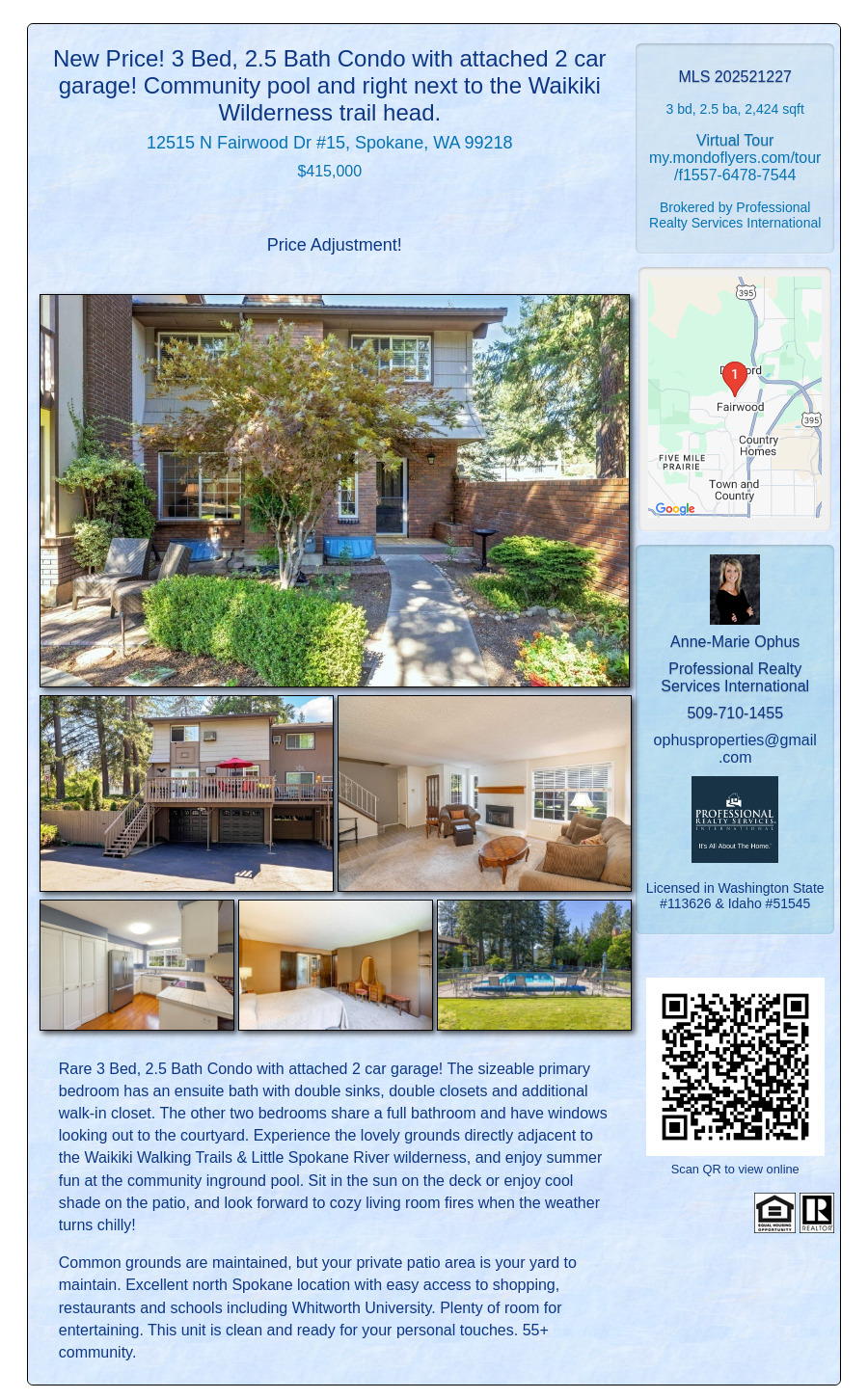 12515 N Fairwood Dr #15, Spokane, WA 99218