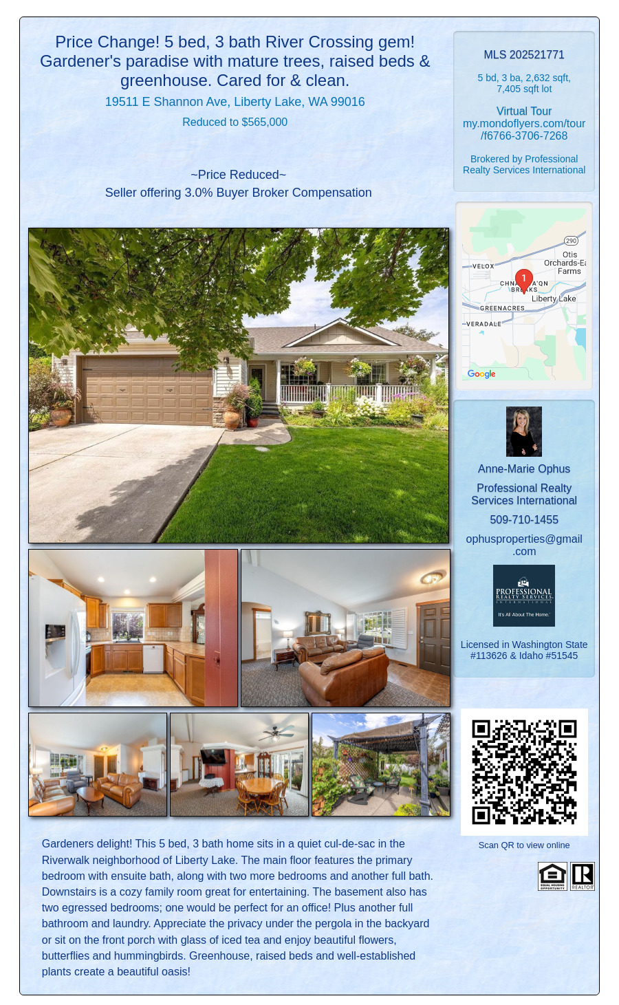 19511 E Shannon Ave, Liberty Lake, WA 99016